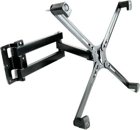 505 مم طويل 123L-AD600 حركة كاملة 10 "-27" شاشة على الحائط لعدم وجود ثقب الحائط حائط دوارة 360 TILT 3 ذراع أنبوب 25 كجم (DL-123L-AD600) in Kuwait