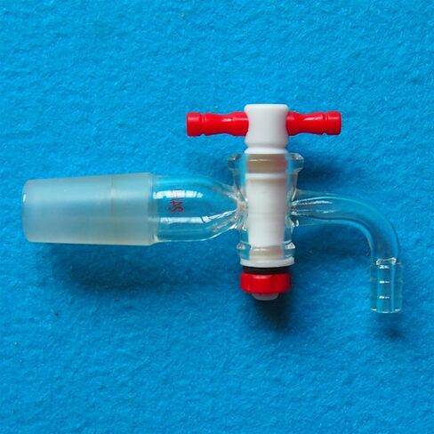 24/40 ، محول الفراغ الزجاجي ، اتصال خرطوم عازمة ، مختبر PTFE STOPCOCK VALVE in Saudi Arabia
