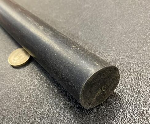 Black Neoprene Rubber Round Rod 75A 1.25" (1-1/4") Diameter x 36" Length 1 pc in Saudi Arabia