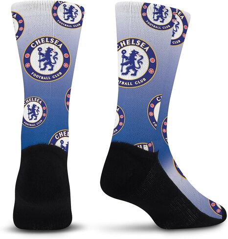 For Bare Feet Premier League Montage Banner Crew Sock Large in Kuwait