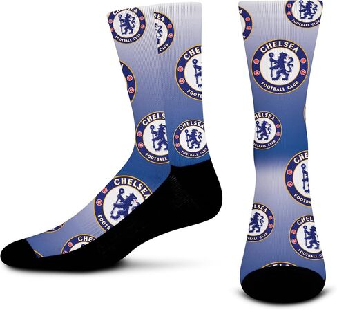 For Bare Feet Premier League Montage Banner Crew Sock Large in Kuwait