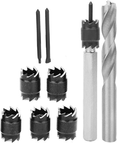 HighSpeed Steel Spot Weld Cutter Set for Efficient Welding Removal - 9-Piece Drill Bit Kit for Metal Plate Cutting and Prying in Saudi Arabia