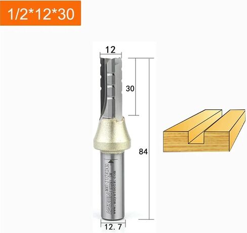 RU ARDEN 3 FLUTES TCT ROUTER BIT 3F COTTER CNC MLING CURBIDE CATTER CARBIDE CORTER MDF MUNTILLYER BOARD (21mm) in Saudi Arabia