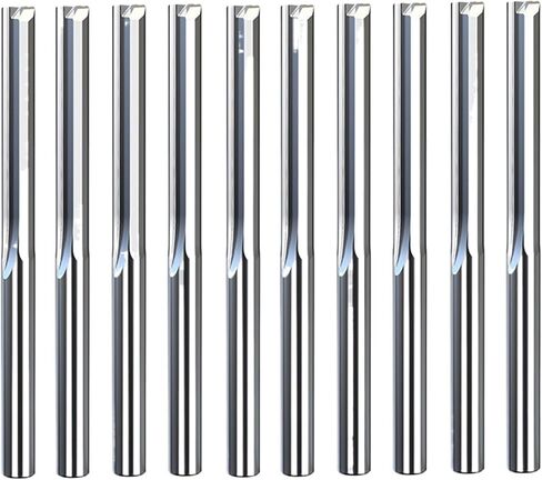 10pcs/lot 3.175mm Shank 2 Flute Slute Slot Milling Cutter Tungsten Carbide End Mill CNC Bit Bit Tools (3.175x2.0x8) in Saudi Arabia