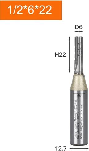 RU ARDEN 3 FLUTES TCT ROUTER BIT 3F COTTER CNC MLING CUTTER CARBIDE CATTER for Wood MDF Multilayer Board (34mm) in Saudi Arabia