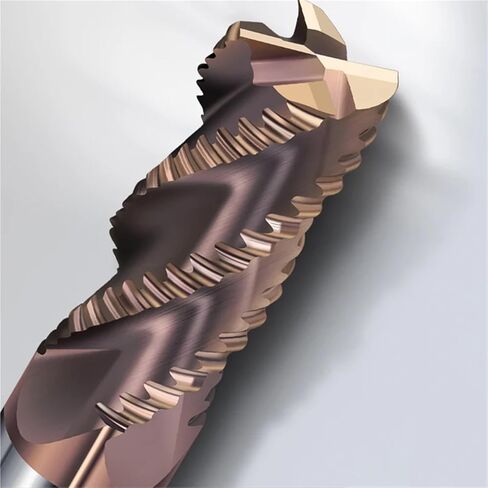 VSHARP الخشن الطاحونة الطاحونة 4-12mm 4 الناي CNC جهاز التوجيه بتات حلزوني بتات TICN TICN HRC 55 CARBIDE MILLING CUTTER (9.0x25x10DX75L) in Saudi Arabia