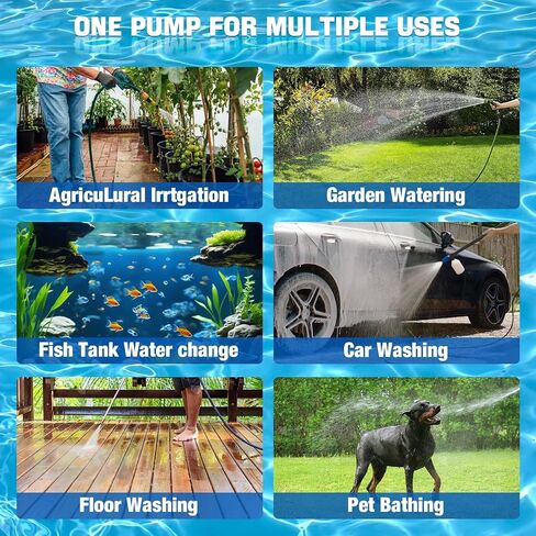 Cordless Submersible Water Pump for Milwaukee M-18 18V Battery,635GPH Portable Transfer Water Pump for Camping Tub Garden RV Pond Draining Job Sites(No Battery) in Kuwait