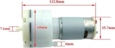 Cy36am WP36C DC 12V 10L/M -60KPA تدفق كبير MINI 555 محرك مكنسة الهواء مضخة الضغط السلبي شفط المضخة DIY Packer in Saudi Arabia
