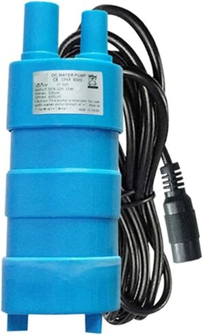 Submersible Pump IP68 DC 12V 15W High Lift Pump Brushless Motor Wear-resistant Ceramic Shaft For Caravan Camper 1Pcs(Yellow) in Saudi Arabia