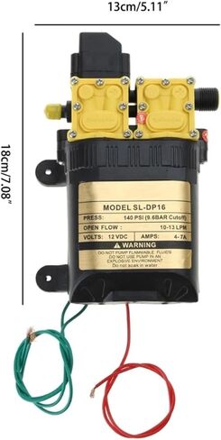 831B7HH1004212 12V High Pressure Agricultural Electric Water Sprayer Pumps Dual-Core Power 1Pcs in Saudi Arabia