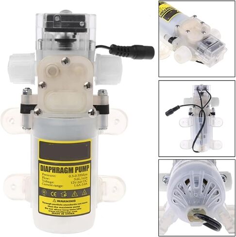 DC 12V 70W Food Grade Diaphragm Water Pump Self-priming Booster Pump With Automatic Switch 300L/H For Red Wine Milk R06 1Pcs in Saudi Arabia