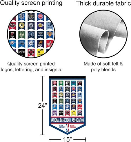 Basketball League All Teams Pennant Banner in Saudi Arabia