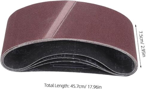 GLEAVI 20-Piece Sanding Belt Set for Belt Sander Fine Grit Sandpaper for Wood and Metal 457x75x13mm High Efficiency Woodworking Tool in Saudi Arabia