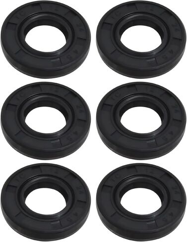 إنشاء فكرة 6pcs TC زيت الختم النتريل رمح دوار الختم مزدوج الشفة دوارة الختم مطاط مزدوج الشفاه ختم 12x24x4.5mm مناسبة للمعدات الصناعية in Kuwait