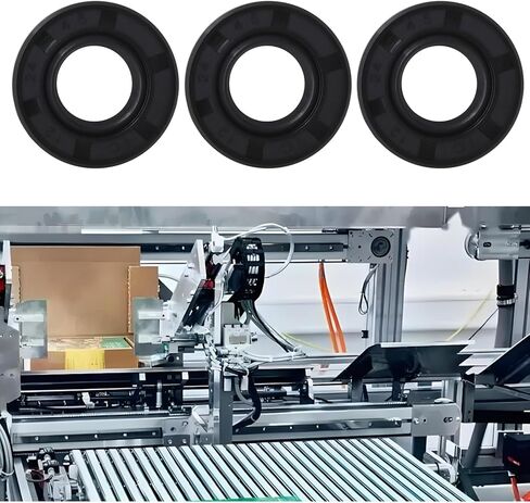 إنشاء فكرة 6pcs TC زيت الختم النتريل رمح دوار الختم مزدوج الشفة دوارة الختم مطاط مزدوج الشفاه ختم 12x24x4.5mm مناسبة للمعدات الصناعية in Kuwait