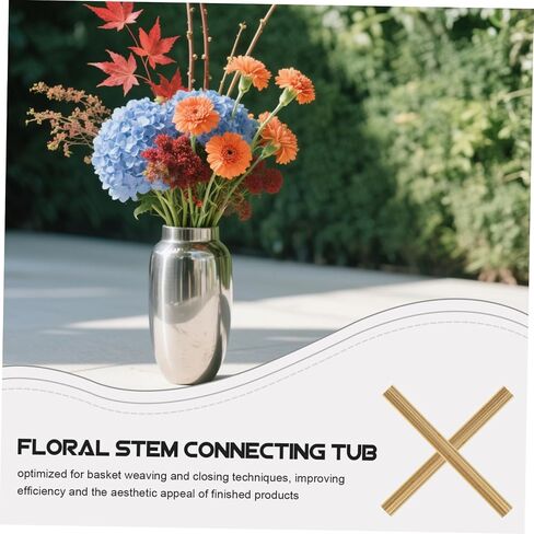 ARTIBETTER 100pcs Floral Stem Connecting Rods Tube Connectors Floral Arranging Supplies Stems Connector for DIY in Saudi Arabia