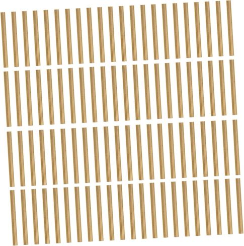 Angoily 100pcs Floral Wire Connecting Tubes Mini Copper Tube for Craft Arrangement Flower Stem Connectors for DIY Bouquets and Wreaths Indoor and Outdoor Decorative Applications in Saudi Arabia