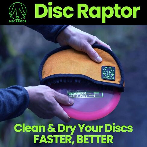 أداة تنظيف القرص الأصلية مع الألياف الدقيقة والعشب | Flying Disc Golf Towel Accessories & Equipments | تصميم براءة اختراع (Ruby-Gray) in Saudi Arabia