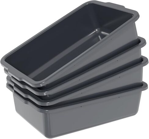 8 L Small Commercial Bus Tub, Plastic Wash Pan Basin, 5 Packs in Saudi Arabia