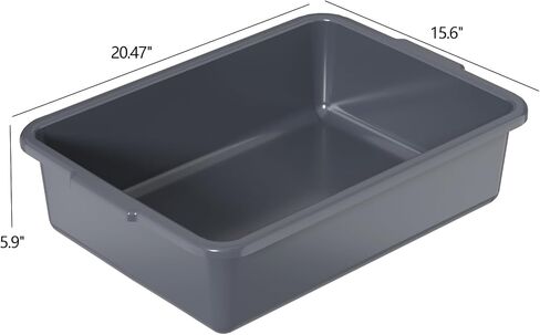8 L Small Commercial Bus Tub, Plastic Wash Pan Basin, 5 Packs in Saudi Arabia