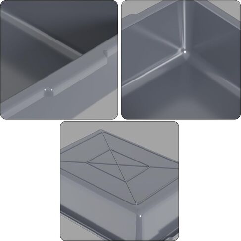 8 L Small Commercial Bus Tub, Plastic Wash Pan Basin, 5 Packs in Saudi Arabia