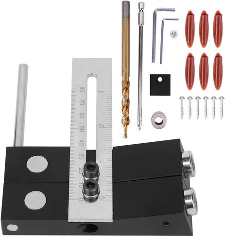 ثقب مزدوج قابلة للتعديل محدد موقع سبيكة الألومنيوم سبيكة حفر لنجارة النجارة الخشبية in Kuwait