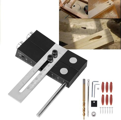 ثقب مزدوج قابلة للتعديل محدد موقع سبيكة الألومنيوم سبيكة حفر لنجارة النجارة الخشبية in Kuwait