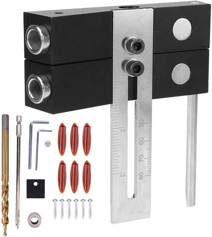 ثقب مزدوج قابلة للتعديل محدد موقع سبيكة الألومنيوم سبيكة حفر لنجارة النجارة الخشبية in Kuwait