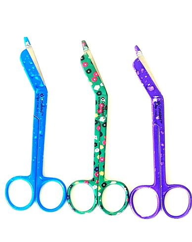 Artlab-set من 3 متنوع Dew Drops Pattern Pattern Pattern Pattern Doctor Emt Lister Standage مقص 5.5 "(14 سم)-مثالية لـ EMT ، المسعفون ، الإسعافات الأولية ، المستجيبين ، الأطباء ، الممرضات ، مقص مقصات Lister Shears Lister in Kuwait