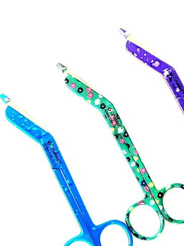 Artlab-set من 3 متنوع Dew Drops Pattern Pattern Pattern Pattern Doctor Emt Lister Standage مقص 5.5 "(14 سم)-مثالية لـ EMT ، المسعفون ، الإسعافات الأولية ، المستجيبين ، الأطباء ، الممرضات ، مقص مقصات Lister Shears Lister in Kuwait