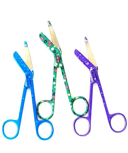 Artlab-set من 3 متنوع Dew Drops Pattern Pattern Pattern Pattern Doctor Emt Lister Standage مقص 5.5 "(14 سم)-مثالية لـ EMT ، المسعفون ، الإسعافات الأولية ، المستجيبين ، الأطباء ، الممرضات ، مقص مقصات Lister Shears Lister in Kuwait