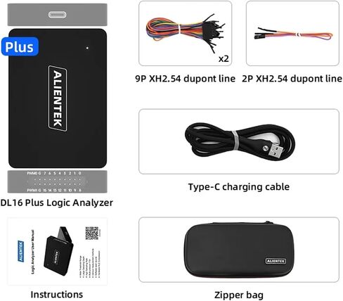محلل المنطق DL16 250MHz كحد أقصى معدل العينة 16CHANNELS أدوات محلل المنطق ARM FPGA بروتوكول تصحيح بروتوكول بروتوكول (DL16) in Kuwait