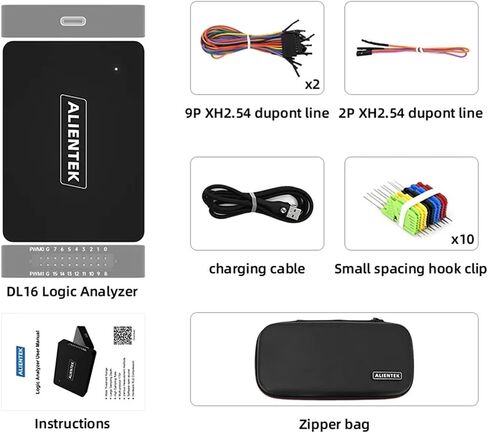 محلل المنطق DL16 250MHz كحد أقصى معدل العينة 16CHANNELS أدوات محلل المنطق ARM FPGA بروتوكول تصحيح بروتوكول بروتوكول (DL16) in Kuwait