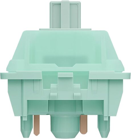 Gateron Jade Mint Keyboard Switches, Linear RGB LED 5 Pin 22mm Dual-Stage Spring Factory Pre-lubed 55gf Switches for Mechanical Keyboard(90PCS,Patch lamp) in Kuwait