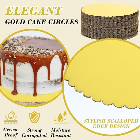 Divina Vitae 50Pack Cake Boards 12 inch route gold cake board board board base cordboard rocle in Kuwait