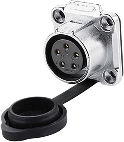 LP-20 Industrial Aviation Socket 5-core 10A Power Signal Connector(Flange female seat) in Saudi Arabia