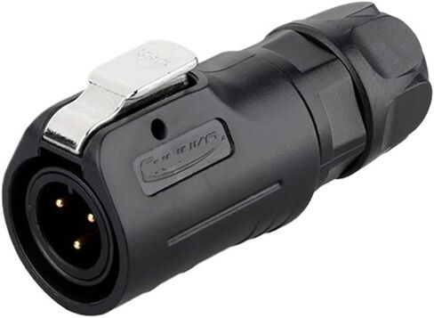 LP12 miniature aviation and socket 3 core 5 holes IP68 industrial connector 5A(Flange formal wear) in Kuwait