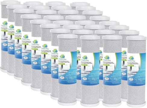 4 Pack Compatible for Flow-Pur 8 Carbon Block Filter Cartridge WCBCS-975-RV by CFS in Saudi Arabia