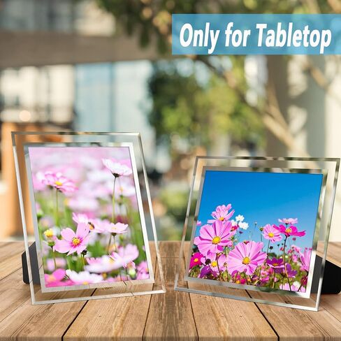Hoikwo 8.5x11 Picture Frames, 10 Packs Silver Glass Certificate Frames for Document Diploma Award, Only for Tabletop Display Vertically or Horizontally in Saudi Arabia