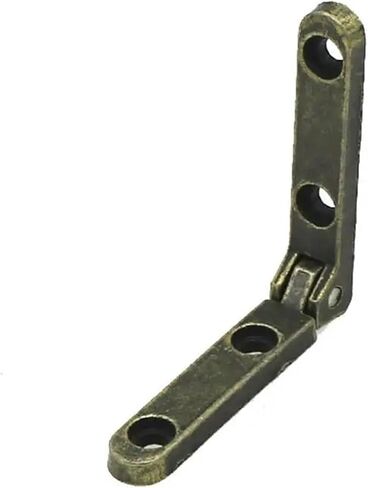 Adjustable Hinges Door Closing Hinges 2Pcs Straight Shaped Zinc Alloy Hinge Cabinet Furniture Hardware 30 * 30 * 6mm(Black) in Kuwait