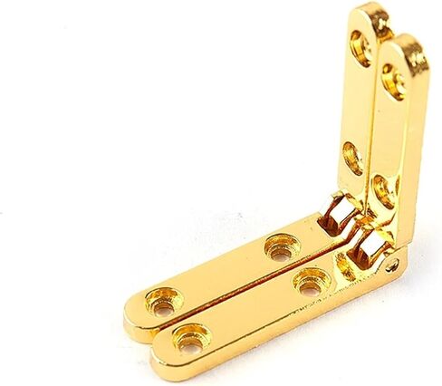 Adjustable Hinges Door Closing Hinges 2Pcs Straight Shaped Zinc Alloy Hinge Cabinet Furniture Hardware 30 * 30 * 6mm(Black) in Kuwait