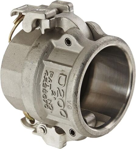 Dixon RD200EZ Stainless Steel 316 EZ Boss-Lock Type D Cam and Groove Hose Fitting ، 2 "Socket X 2" NPT Female in Saudi Arabia