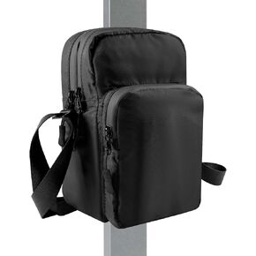 Magnetic Gym Bag, Crossbody Bag for Women and Men, Magnetic Water Bottle Holder for Gym, Travel, Work and Sports (Black) in Saudi Arabia