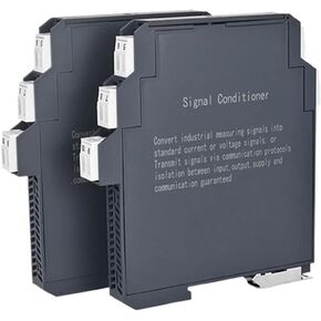1 in 2 Out DC 0-10V 4-20mA 0-5V 0-20mA Isolation Sensor Ultra-Thin DC Analog Signal Isolator Current Voltage Transmitter(1 in 1 Out,Input 0-10V_Output 0-5V_DC12V PWR) in Saudi Arabia