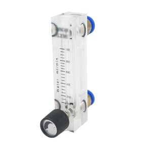 100-1000mL/min LZM-6T Panel Water Liquid Flowmeter Rotameter with Control Valve Push in Fit 10mm Tube in Saudi Arabia