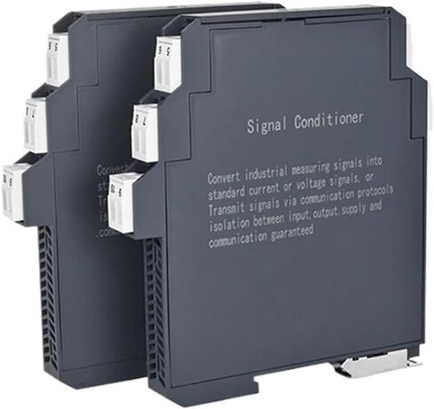 1 in 2 Out DC 0-10V 4-20mA 0-5V 0-20mA Isolation Sensor Ultra-Thin DC Analog Signal Isolator Current Voltage Transmitter(1 in 1 Out,Input 0-10V_Output 0-5V_DC12V PWR) in Saudi Arabia