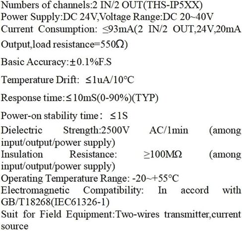 1 in 2 Out DC 0-10V 4-20mA 0-5V 0-20mA Isolation Sensor Ultra-Thin DC Analog Signal Isolator Current Voltage Transmitter(1 in 1 Out,Input 0-10V_Output 0-5V_DC12V PWR) in Saudi Arabia