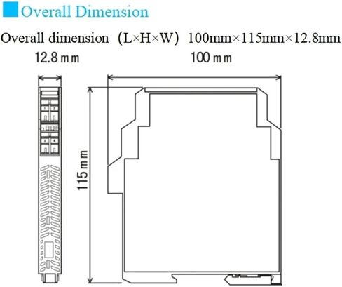 1 in 2 Out DC 0-10V 4-20mA 0-5V 0-20mA Isolation Sensor Ultra-Thin DC Analog Signal Isolator Current Voltage Transmitter(1 in 1 Out,Input 0-10V_Output 0-5V_DC12V PWR) in Saudi Arabia