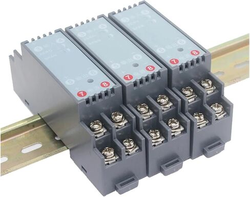 محول إشارة DC 4-20MA 0-10V 0-20MA 50MA 75MV الإشارة جهاز إرسال الجهد الحالي DC24V (Silver ، 0-10V Outder_DC24V مزود الطاقة) in Saudi Arabia