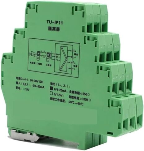 1 in 1 Out Signal Isolator Ultra-Thin Thickness Three-Terminal Isolation Analog Signal Isolator(0-20MA Output_0-20MA Input) in Saudi Arabia